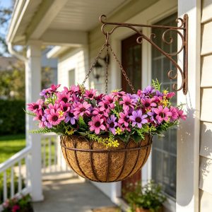 6pcsArtificial Purple Chrysanthemum Ball Artificial Flowers for